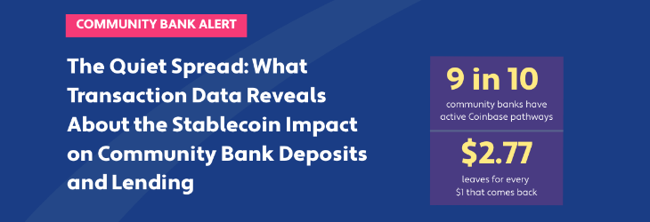 REPORT: What Transaction Data Reveals About the Stablecoin Impact on Community Bank Deposits and Lending